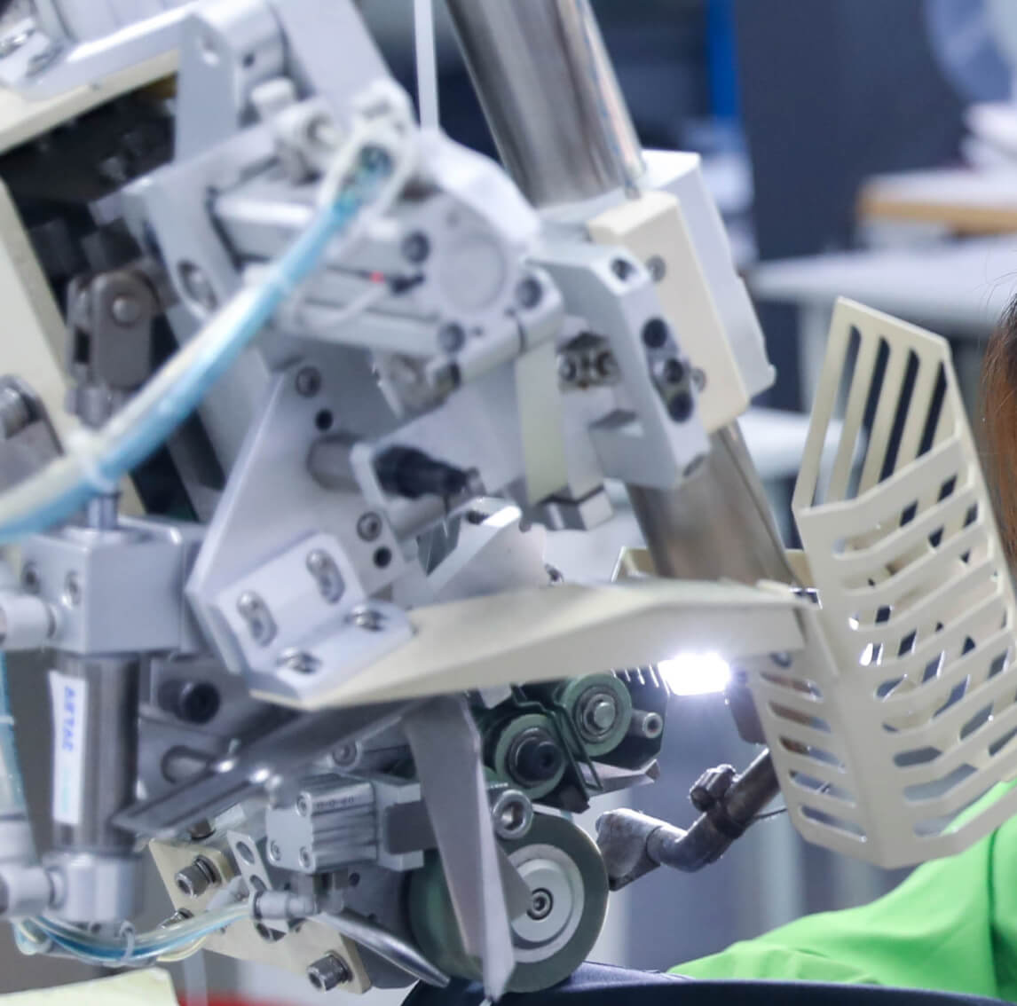 Machine in factory used for glue bonding